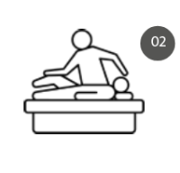 Physiotherapie-Behandlungsskizze