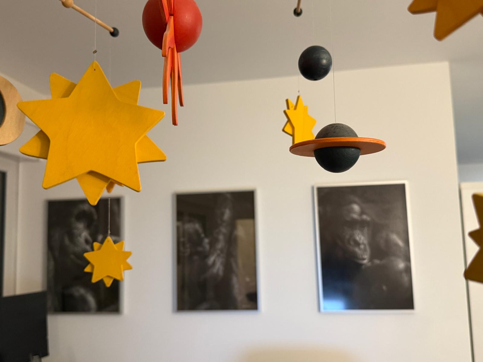 Universum-Thema auf dem Zimmer